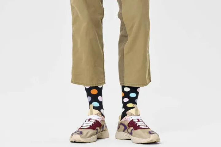 Happy Socks Farbüberladung|Erwachsene^Big Dot Sock
