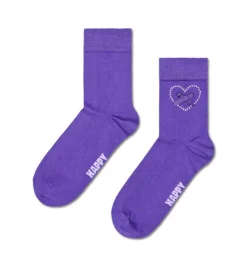 Happy Socks Farbüberladung|Erwachsene^Bow Heart 1/2 Crew Sock