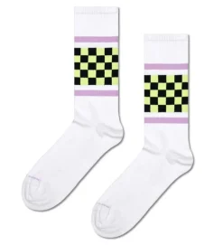 Happy Socks Farbüberladung|Sneakersocken^Checked Stripe Sneaker Sock