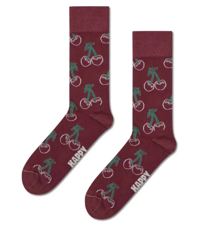 Happy Socks Natural Dye-Kollektion|Erwachsene^Cherry Natural Dye Sock