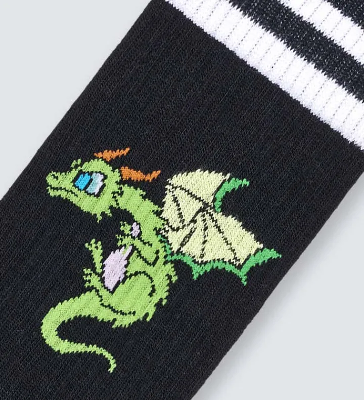 Happy Socks Farbüberladung|Sneakersocken^Dragon Sneaker Sock