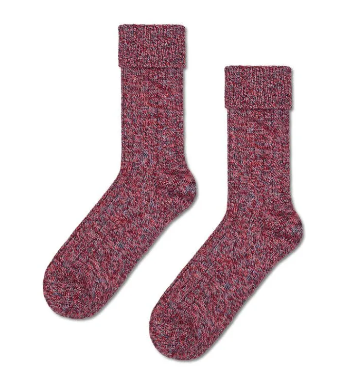 Happy Socks Farbüberladung|Erwachsene^Folded Cuff Sock