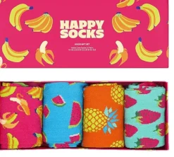 Happy Socks Erwachsene^4-Pack Banana Socks Gift Set