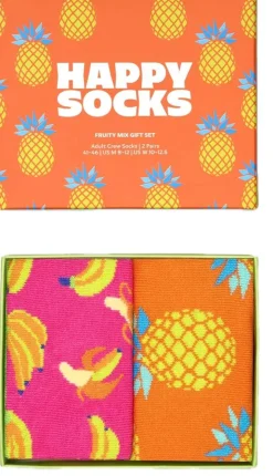 Happy Socks Erwachsene^2-Pack Fruity Mix Socks Gift Set