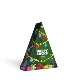 Happy Socks Erwachsene^3-Pack Holiday Tree Socks Gift Set