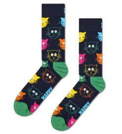 Happy Socks Erwachsene^3-Pack Mixed Cat Socks Gift Set