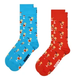 Happy Socks Erwachsene^2-Pack World Cocktail Day Socks